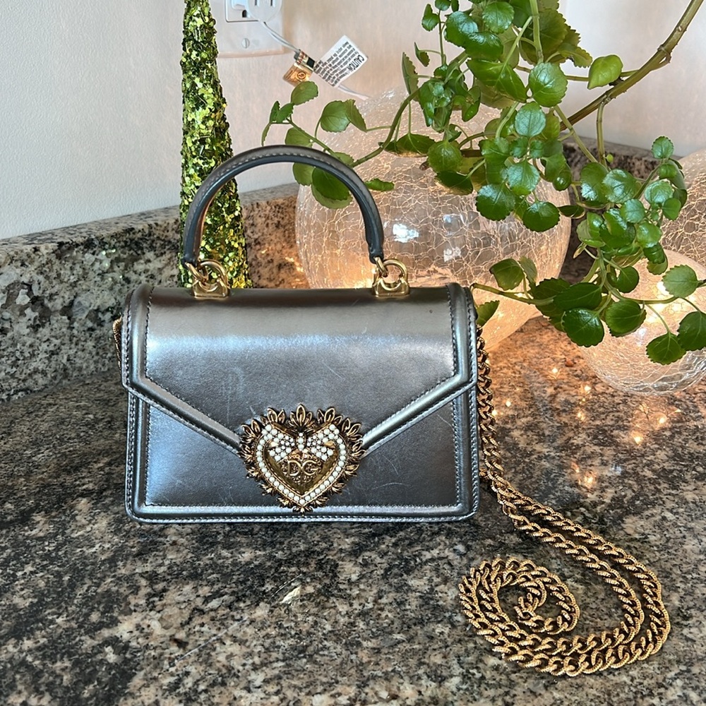 Dolce & Gabbana Mini Devotion Top Handle Bag